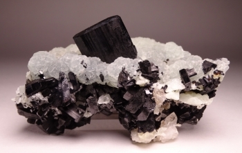 Babingtonite on Prehnite from Qiaojia, Zhaotong Prefecture, Yunnan Province, China [db_pics/pics/DSC04613.jpg]