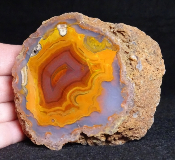 Moroccan Agate Thick Slab from High Atlas Mountains, Toubkal, Morocco [db_pics/pics/b_DSC00022.jpg]